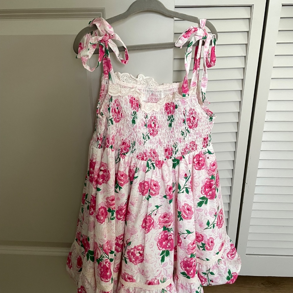 5/6 Sweethoney Dress Floral Rose